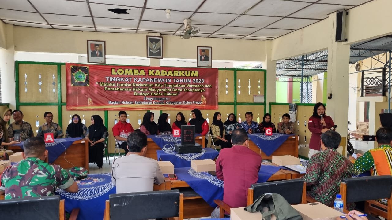Lomba Kadarkum Tingkat Kapanewon Tahun 2023 di Kapanewon Sentolo