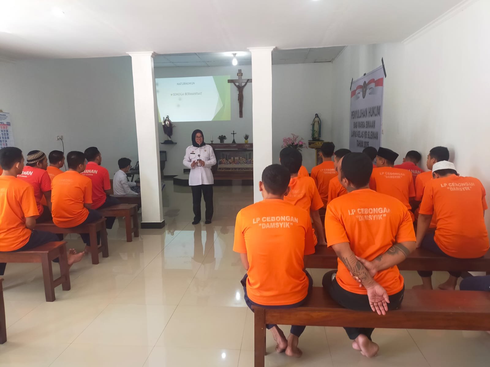 Penyuluhan Hukum 30 April 2025 di Lapas Sleman